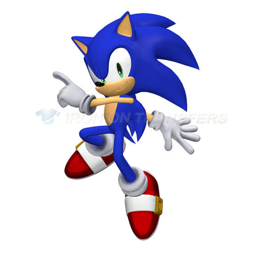 Sonic the Hedgehog Iron-on Stickers (Heat Transfers)NO.5287
